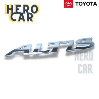 โลโก้ LOGO ALTIS ขนาด15.7cm.x2.5cm. ติดท้ายรถยนต์ TOYOTA ALTIS ตัวใหม่