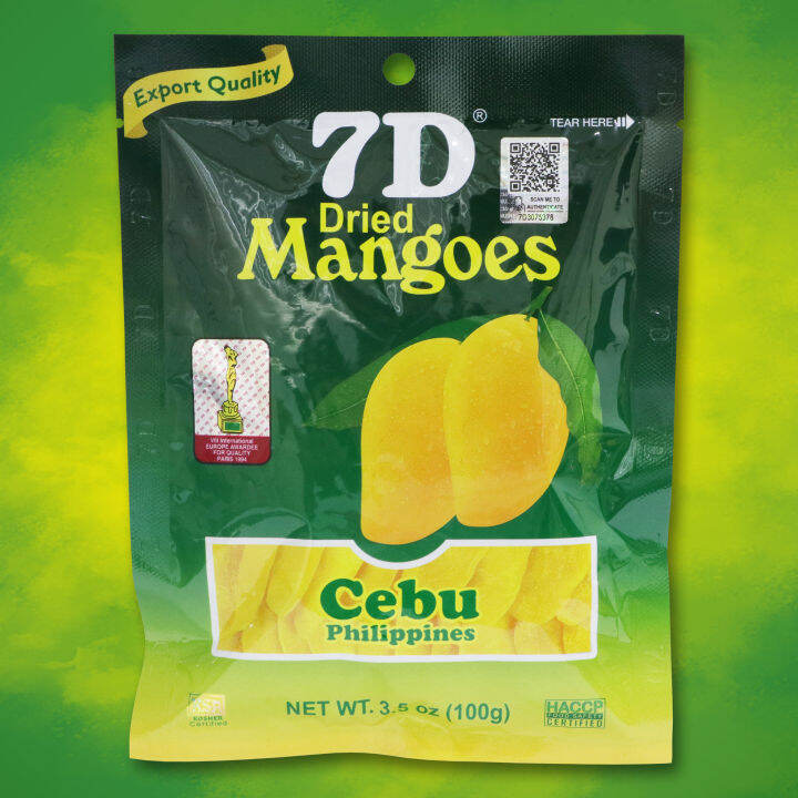 7D Dried Mangoes 100g Lazada PH
