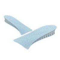 1pair Lifting Inserts Feet Care Height Increase Insoles Soft Shoe Pads Cushion Ergonomic Sweat Absorbent Half Elastic Silicone Shoes Accessories