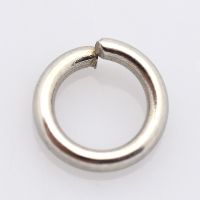 30g 304 Stainless Steel Jump Rings Open Jump Rings Stainless Steel Color 7x1.2mm about 4.6mm inner diameter about 180pcs/30g