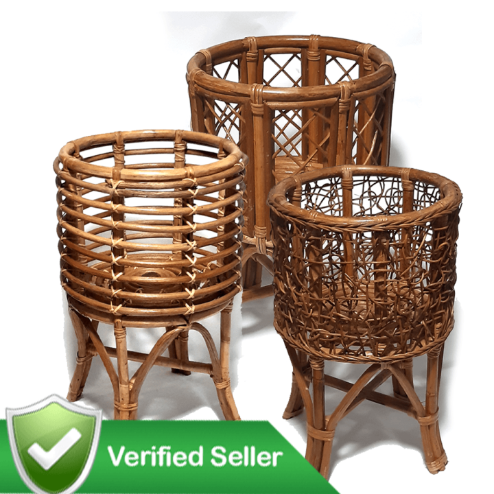 Planters Rattan/ Ratan Stands for Plants Lazada PH