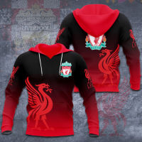 （ALL IN STOCK XZX）  F.C Liverpool 3D T-shirt, hoodie 2023-65657  (Free customized name logo for private chat, can be changed with or without zipper)