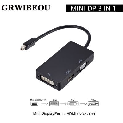 Chaunceybi Grwibeou 3 1 DisplayPort to HDMI/DVI/VGA Display Port Cable for Converter MacBook Air MDP