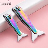 Mermaid Nail Clippers Stainless Steel Cuticle Remover Trimmer Manicure Pedicure Fingernail Nipper Tool Two Sizes