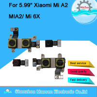 อะไหล่ Mi6x หลังขนาดใหญ่สำหรับ Xiaomi Mi A2 Mia2ด้านหลังสายยืดหยุ่นสำหรับ Xiaomi โมดูลกล้องหน้าขนาดใหญ่6x 6x Mi