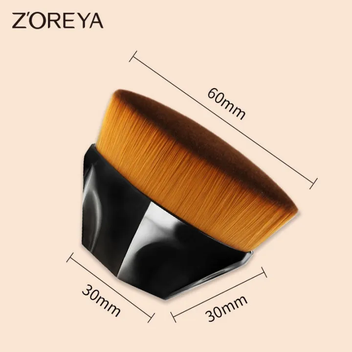 high-end-original-zhuoerya-new-no-55-magic-foundation-brush-girls-makeup-tool-no-trace-concealer-blush-makeup-brush