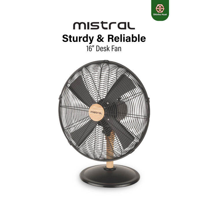 Mistral Table Fan MTF1616M Desk Fan Lazada