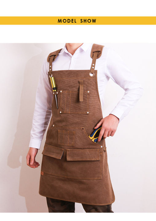 roast-coffee-apron-attendant-work-clothes-carpenter-apron-canvas-work-apron-barber-apron-restaurant-work-apron