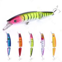 ✸❂ 1pcs 14cm 21g Metal Jointed Crankbait Fishing Lure Long Tongue Crank Bait Swimbait Bass Trout Fish Lure