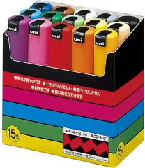 Uni-posca Paint Marker Pen - Extra Fine Point - Set of 12 (PC-1M12C)  [Authentic and Ship directly from Japan]