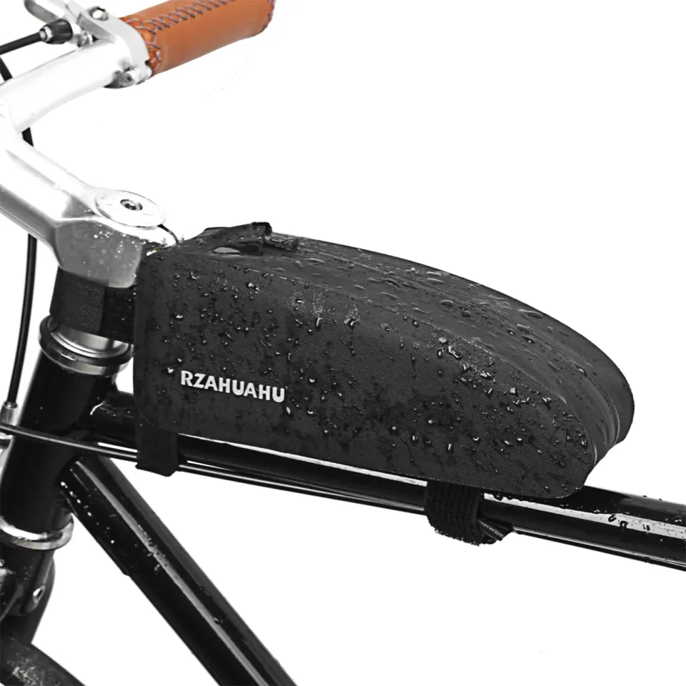 RZAHUAHU Waterproof Cycling Bike Bicycle Top Front Tube Bag Frame Bag MTB  Bicycle Pannier Bike Tool Storage Bag Case