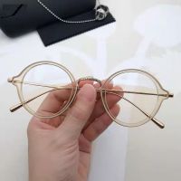 Japanese Handmade Pure Titanium Glasses Frame Ultra-Light Retro Round Men Eyeglasses KMN Women Myopia Reading Eyewear Gafas