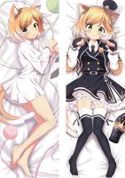 สัญญาของเนเวอร์แลนด์อะนิเมะ Yakusku ไม่มี Nebarando Emma ปลอกหมอนกอดร่างกาย Otaku Dakimakura ปลอกหมอน