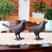 Retro Creative Bird Decoration Simple TV Cabinet Wine Cabinet Cast Iron Living Room Ornament