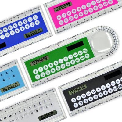 Colorful Mini Portable Solar Energy Calculator Student Solar Energy Calculator Ruler Office Stationery Childrens Tool Calculators