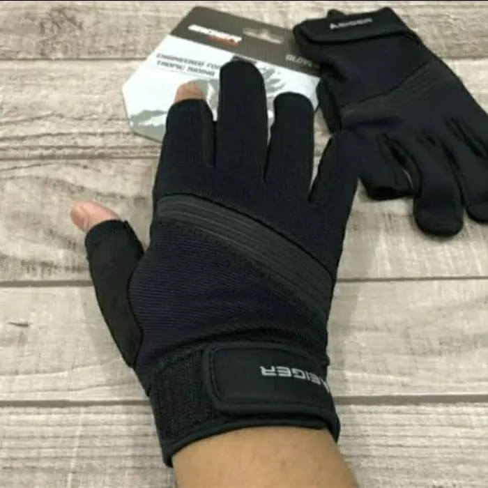 Sarung Tangan Motor Eiger Daily Riding Glove Combine Jari Lazada Indonesia