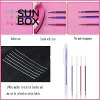 SUN BOX การเย็บปะติดปะต่อกัน DIY ปากกามาร์กเกอร์ อุปกรณ์เย็บผ้า ดินสอเขียนผ้า ฟิล์มกันความร้อนจางลง ปากกาหาย อุณหภูมิสูง