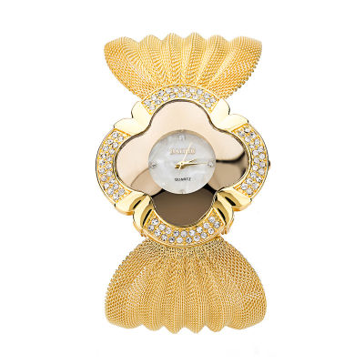 2022 New European And American Fashion Luxury celet Watch Bright Diamond Butterfly Mesh Belt Ladies Quartz Watch
