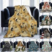 Basset Hound Throws Blanket Anti static Travel Blanket Dual Size Blanket Male/Female Thin Soft Portable Spring