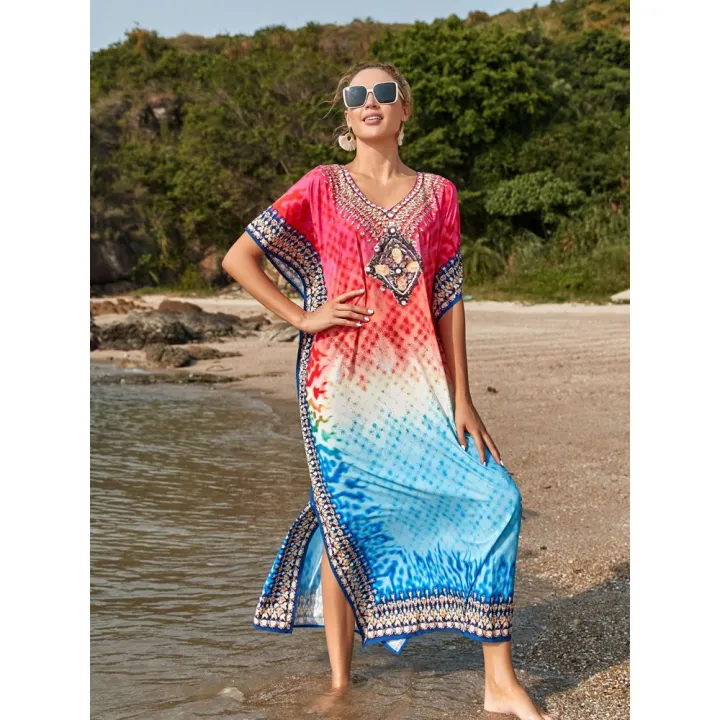 glitter caftan