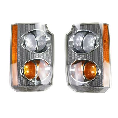 2Pcs for Range L322 2003 2004 2005 Car Front Indicator Parking Turn Signal Side Lamp Cover Euro Style