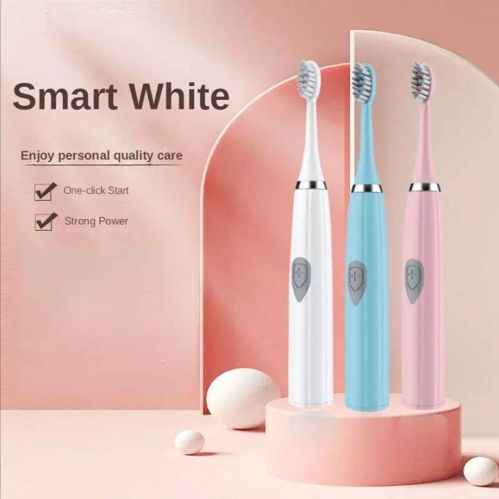 Super Sonic Electric Toothbrushes for Adults Kid Smart Timer Whitening