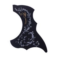 10pcs Alice A025D 40" 41" 42" 43" Acoustic Guitar Pickguard R64mm Hummingbird Vine Pattern Pick Guard Sticker