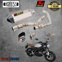 ท่อxsr155 yamaha ท่อakrapovic เทา ปากเคฟล่า ท่อแต่ง xsr155 เสียง แน่น นุ่ม ทุ้ม ไม่แต่งในรอบสูง ระบายความร้อนได้ดี อัตราเร่งดีขึ้น รับประกันสินค้า 1