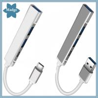 MADGE ความเร็วสูง 4พอร์ต ตัวแยก ตัวขยาย USB 3.0 สถานีท่าเรือ Type-C ฮับ USB C