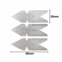 Support-Cod เกจ์วัดกลาง1ชิ้น,เกจมุมองศา55 &amp; 60นิ้วเครื่องมือกลึงวัดด้ายสกรูเมตริก