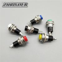 6Pcs 10mm DS-316 Self-reset Push Button Switch Momentary 1A/125VAC 2PIN 6Color