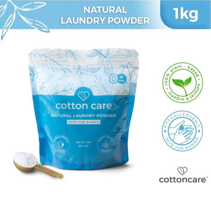 Cottoncare™ (1 kg) Natural Laundry Powder for Babies Detergent