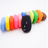 WonderCWSilicone Car Key Cover Case for Renault 2 Buttons Kangoo DACIA Scenic Megane Sandero Captur Twingo Modes Remote Key Cover