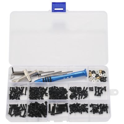 M2 M2.5 M3 Screw Fastener Kit Sleeve Hex Wrench Swing Arm Pin Screws for 144001 1/14 RC Car Spare Parts