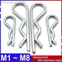 1 40Pcs Spring Steel B-type Pin R-type Pin Cotter Pin Wave Circlip Card Pin Hairpin Pin Bolt 304 Stainless Steel/galvanized Pin