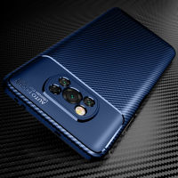 Carbon Fiber Pattern Shockproof Bumper Protect Fundas For Xiaomi Mi Pocophone Poco X3 X 3 Pro NFC Case PocoX3 Shockproof Coque