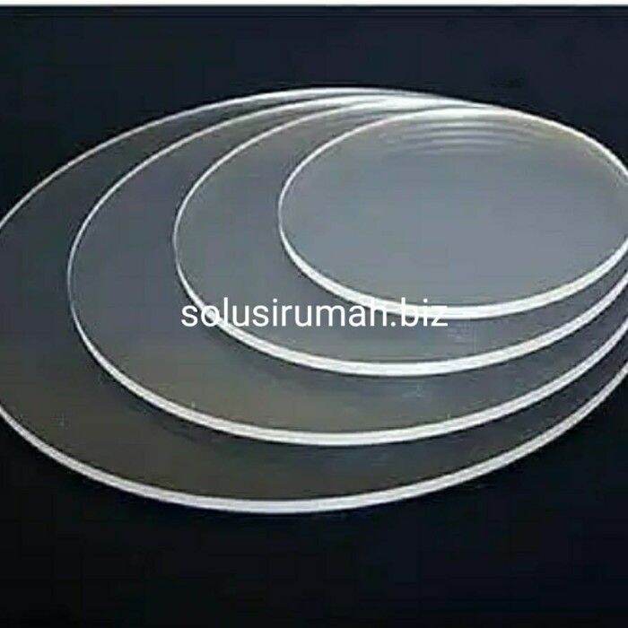 /100cm Acrylic Akrilik Sheet Custom Mika Bulat 5mm Bening Bundar 5 Mm ...