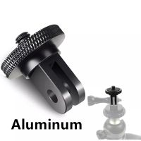 Aluminum Alloy 1/4 inch Mini Tripod Adapter Mount for GoPro Hero 8 7 6 5 4 Black Sjcam M10 Xiaomi Yi 4K Eken Go Pro Accessory