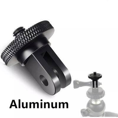 Aluminum Alloy 1/4 inch Mini Tripod Adapter Mount for GoPro Hero 8 7 6 5 4 Black Sjcam M10 Xiaomi Yi 4K Eken Go Pro Accessory Adhesives Tape