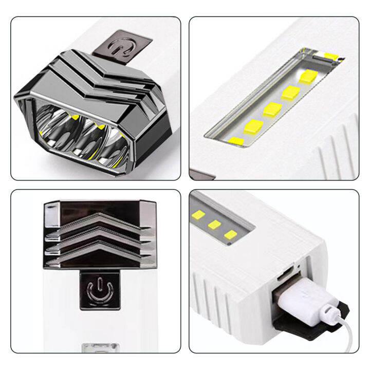 แบบพกพาไฟฉาย-led-แสงทำงานชาร์จสมบัติไฟฉาย-usb-ชาร์จกับซัง-sidelight-กันน้ำครัวเรือนกลางแจ้งมินิไฟฉาย-led-สำหรับตั้งแคมป์ไฟฉายฉุกเฉิน