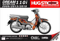 สติ๊กเกอร์ Dream Super Cub 110i ลาย Samurai