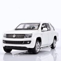 การจำลอง1:30 Amarok 4รถกระบะเปิดประตูโมเดลรถบรรทุกเสียงและแสงโลหะกลับไปเป็นของขวัญเด็กรถโมเดลของเล่น Gratis Ongkir