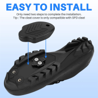 SPD Cleat Covers, Durable Bike Cleat Covers Compatible with SM-SH51 SPD Cleats, 1Pair