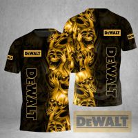 (ALL IN STOCK XZX) เสื้อยืด Dewalt Tools Classic Unisex 3D รหัส S-5XL 025 (ชื่อฟรี)