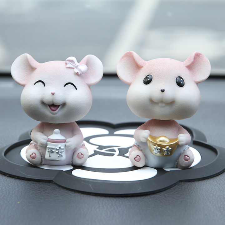 creative-car-decoration-bobble-head-doll-female-cute-personality-hamster-car-interior-decoration-car-supplies-small-ornaments