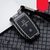 Cabon Fiber Car Key Case Cover For Kia Ceed Rio 2014 R K2 K3 K4 K5 Sorento Cerato Optima QL R 2015-2018 Car Accessories