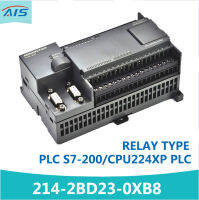 CPU224เขียนโปรแกรมเอาต์พุต CPU224XP PLC ตัวควบคุมโลจิกแบบตั้งโปรแกรมได้แทน S7-200สำหรับซีเมนส์214-2BD23-0XB8 220V