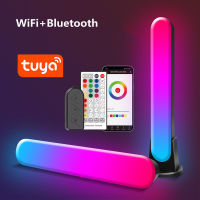 RGB Desktop Atmosphere Night Light Strip WIFI+Bluetooth LED Floor Lamp Smart Life Tuya APP Remote Control Indoor Colorful Decor