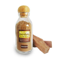 SandalHarvest ไม้จันทน์ Sandalwood Powder (Standard) ไม้หอมแก่นจันทร์ ผงไม้จันทร์หอม หอมอโรม่า แท้ 100% ไม่มีน้ำหอม ไม่ไส่สี ไร้สารเคมี 45 g.