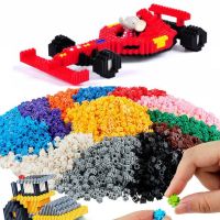 100pcs Bricks Designer Creative Blocks Child Anime Small particles Building Blocks DIY toy Bulk For Children Gift